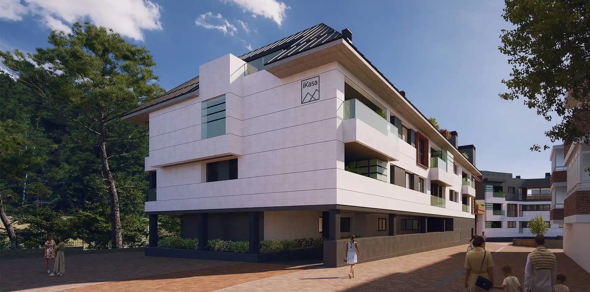Fachada del edificio iKasaClass Alcea